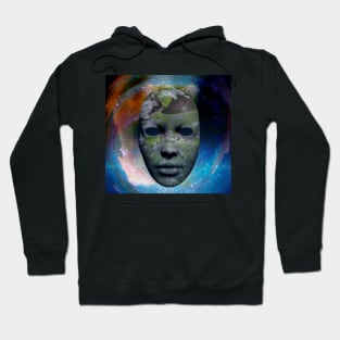 Mask in the space Hoodie